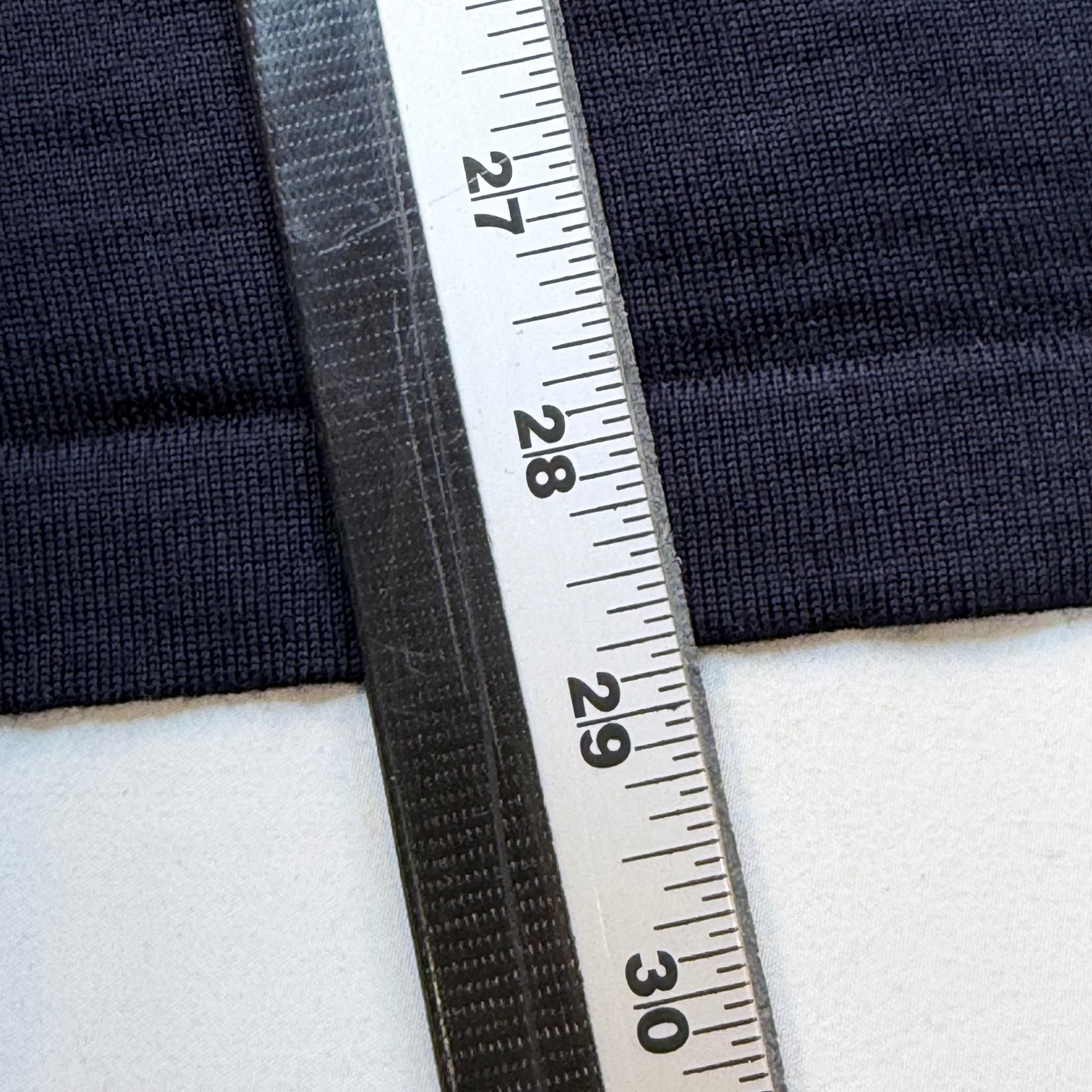 Tie Bar Mens Xl 100% Wool Sweater Navy Blue Crewneck Long Sleeve Lightweight — image 7 of 8
